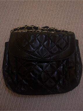 baby gap handbag Black Quilted Chain-Handle Women's Shoulder Bag c21